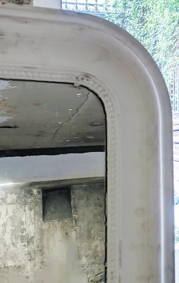 Small overmantel with pearl frieze Small overmantel with pearl frieze-2