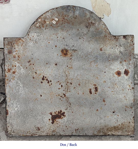 Small fireback with arms of France Small fireback with arms of France-5