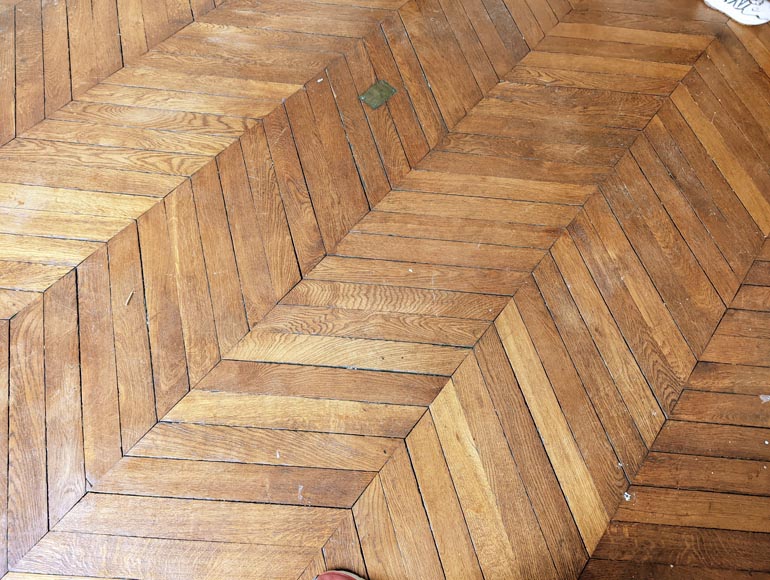 12 m² lot of oak herringbone parquet 12 m² lot of oak herringbone parquet-3