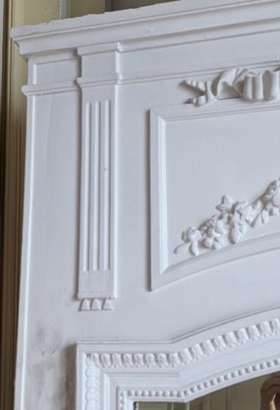 Louis XVI style trumeau decorated with a woman's profile Louis XVI style trumeau decorated with a woman's profile-2