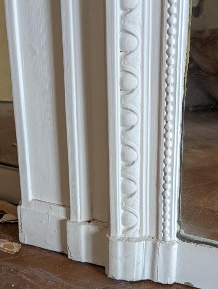 Napoleon III style trumeau decorated with a garland of flowers Napoleon III style trumeau decorated with a garland of flowers-5