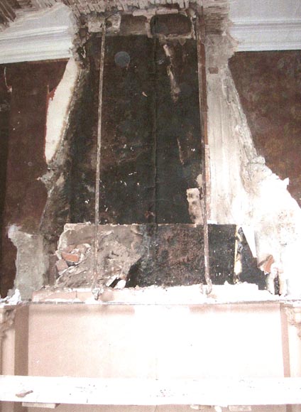 Large antique Neo-Renaissance style Terra Cotta Mantel Large antique Neo-Renaissance style Terra Cotta Mantel-12