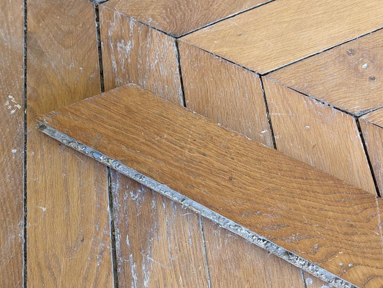 12 m² lot of Point de Hongrie parquet flooring 12 m² lot of Point de Hongrie parquet flooring-3