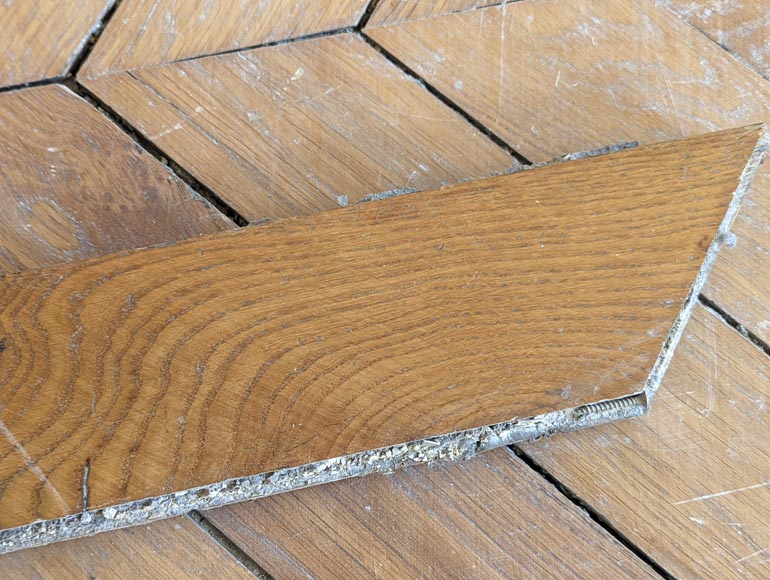 12 m² lot of Point de Hongrie parquet flooring 12 m² lot of Point de Hongrie parquet flooring-4