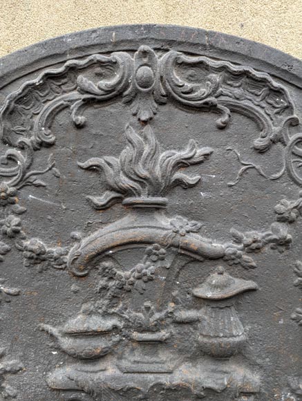 Small Louis XV style plate with fire pot and chocolate pot Small Louis XV style plate with fire pot and chocolate pot-1