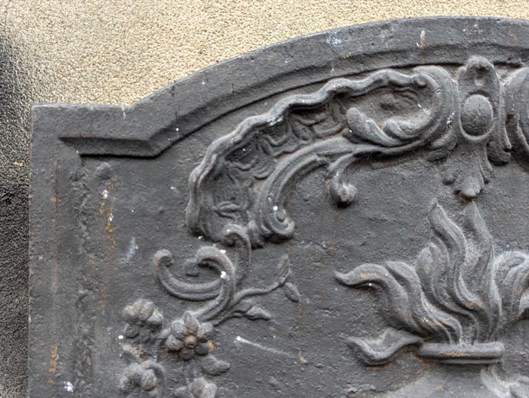 Small Louis XV style plate with fire pot and chocolate pot Small Louis XV style plate with fire pot and chocolate pot-2