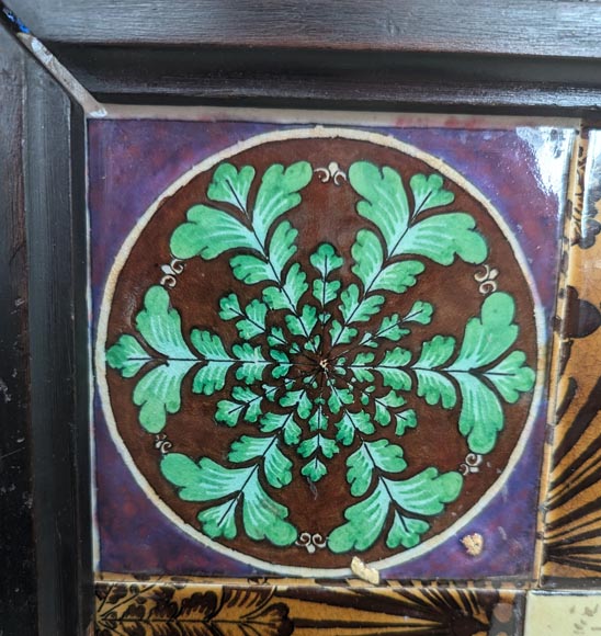 BOCH Brothers (ceramic), Th. FUMIETE (?), Portrait of a Japanese Lady in Earthenware, 1890 BOCH Brothers (ceramic), Th. FUMIETE (?), Portrait of a Japanese Lady in Earthenware, 1890-8