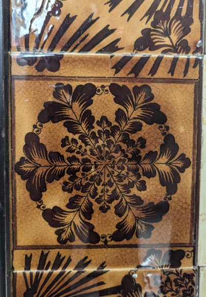 BOCH Brothers (ceramic), Th. FUMIETE (?), Portrait of a Japanese Lady in Earthenware, 1890 BOCH Brothers (ceramic), Th. FUMIETE (?), Portrait of a Japanese Lady in Earthenware, 1890-9