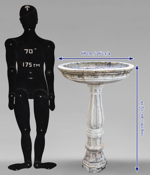 Marble garden basin Marble garden basin-9