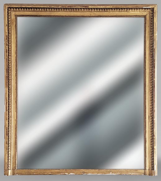 Louis XVI style gilded trumeau with pearl decoration Louis XVI style gilded trumeau with pearl decoration-0