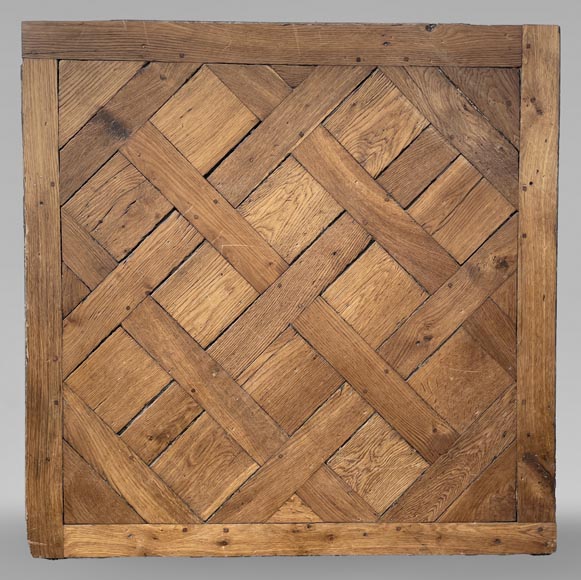 Batch of about 35 m² of 18th century Versailles oak parquet flooring Batch of about 35 m² of 18th century Versailles oak parquet flooring-0