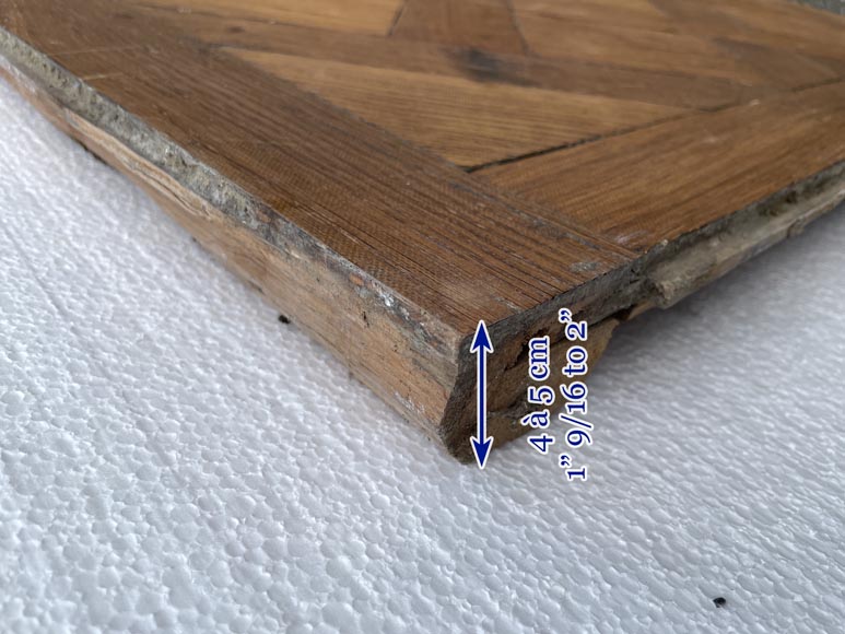 Batch of about 35 m² of 18th century Versailles oak parquet flooring Batch of about 35 m² of 18th century Versailles oak parquet flooring-2