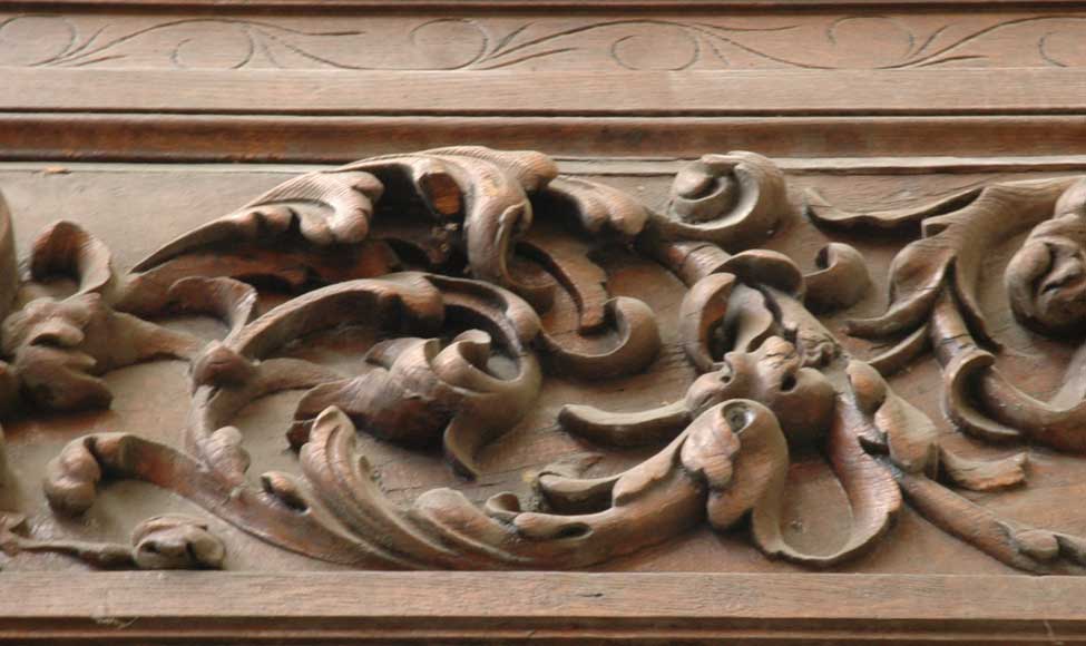 Oak 19th century double door  Oak 19th century double door -4