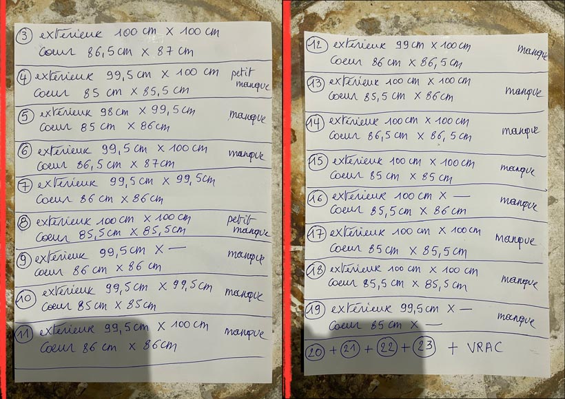 Batch of about 75 m² of Versailles oak parquet, 18th century Batch of about 75 m² of Versailles oak parquet, 18th century-11