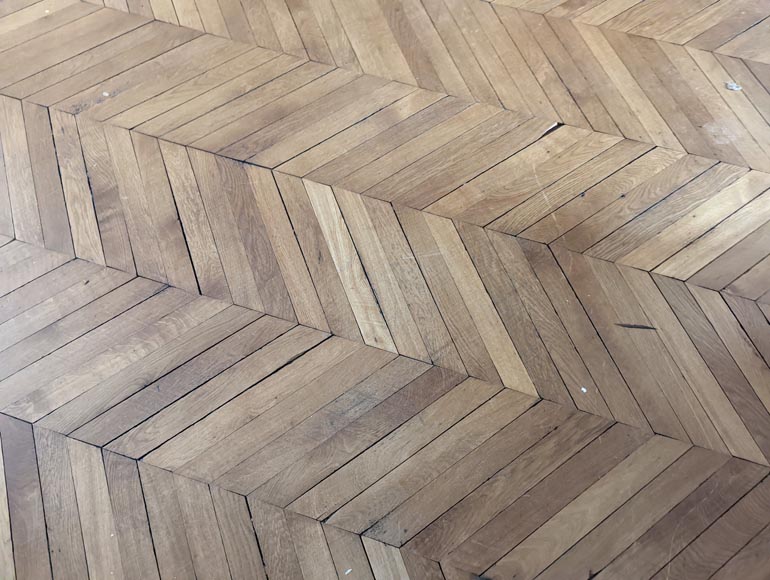 15 m² lot of oak herringbone parquet 15 m² lot of oak herringbone parquet-3