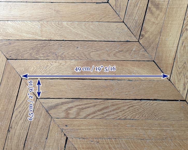 15 m² lot of oak herringbone parquet 15 m² lot of oak herringbone parquet-5