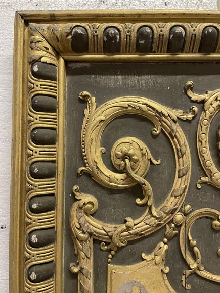 Carved and gilded wood paneling Carved and gilded wood paneling-3