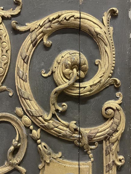 Carved and gilded wood paneling Carved and gilded wood paneling-5