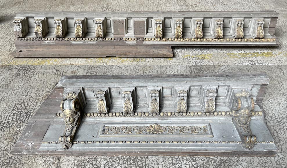 René Gaillard (architect), Aimé Octobre (sculptor), Regency-Style Painted and Gilded Woodwork, 1919 René Gaillard (architect), Aimé Octobre (sculptor), Regency-Style Painted and Gilded Woodwork, 1919-13