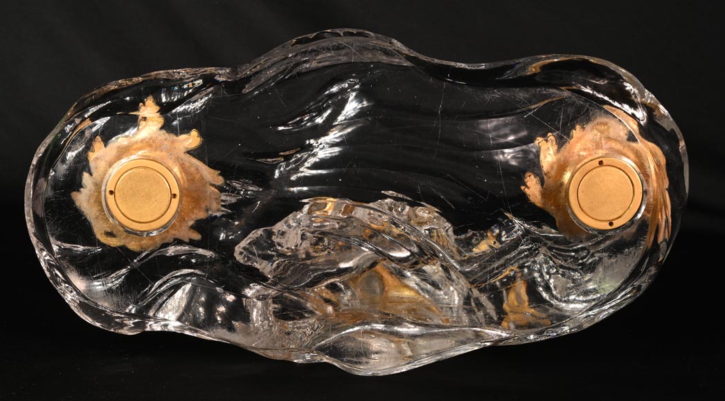 BACCARAT crystalworks, La Vague Inkwell, 1909 BACCARAT crystalworks, La Vague Inkwell, 1909-9