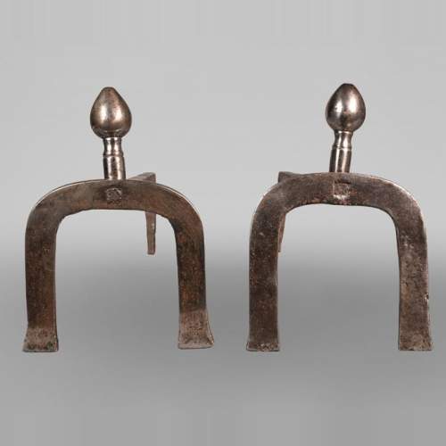 Pair of horseshoe headboards, 19th century