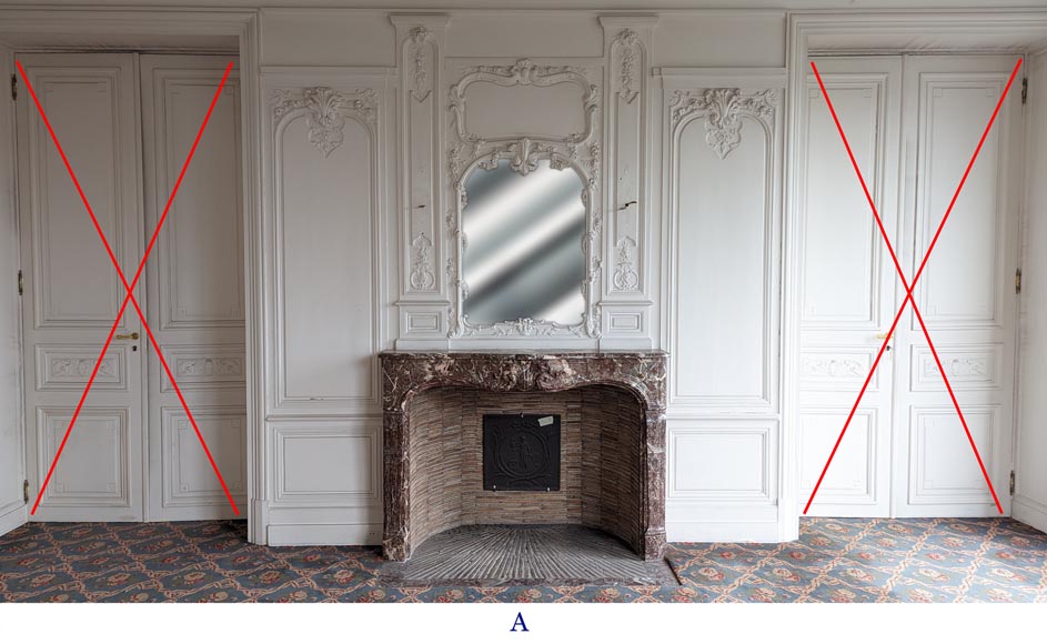 Louis XV style paneled room Louis XV style paneled room-1