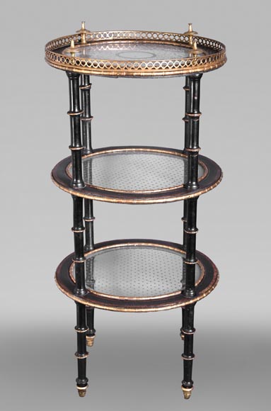 Alphonse GIROUX (in the manner of), Bamboo Decorated Gueridon, first half of the 19th century Alphonse GIROUX (in the manner of), Bamboo Decorated Gueridon, first half of the 19th century-0