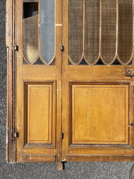 Pair of Triple Doors with Glazed Frame – Circa 1900 Pair of Triple Doors with Glazed Frame – Circa 1900-4