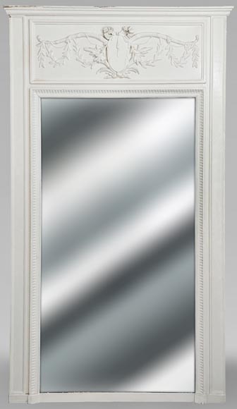 Louis XVI style trumeau decorated with an arch Louis XVI style trumeau decorated with an arch-0