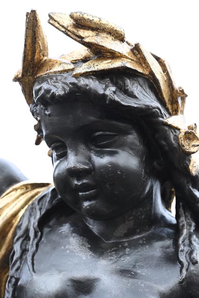 Mathurin Moreau for  the Val d’Osne Foundry,  The Four Elements,   between 1849 and 1879 Mathurin Moreau for  the Val d’Osne Foundry,  The Four Elements,   between 1849 and 1879-12