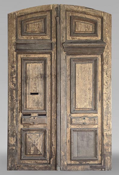 Large oak double door Large oak double door-0