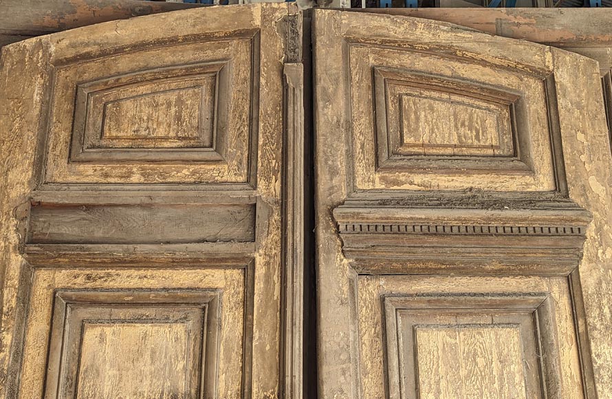 Large oak double door Large oak double door-1