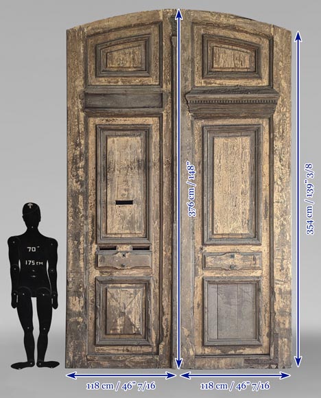 Large oak double door Large oak double door-8