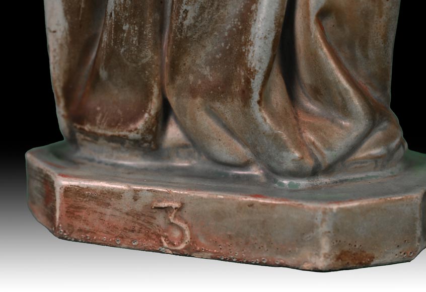 GILARDONI FILS & BRAULT tilery, Weepers, 1900 Paris Exposition GILARDONI FILS & BRAULT tilery, Weepers, 1900 Paris Exposition-8