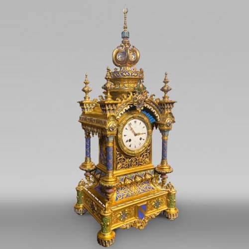 Charles Stanislas MATIFAT, Persian double-sided pendulum from the London Universal Exhibition of 1851