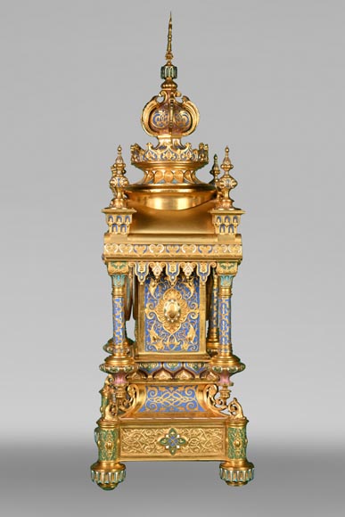 Charles Stanislas MATIFAT, Persian double-sided pendulum from the London Universal Exhibition of 1851 Charles Stanislas MATIFAT, Persian double-sided pendulum from the London Universal Exhibition of 1851-2