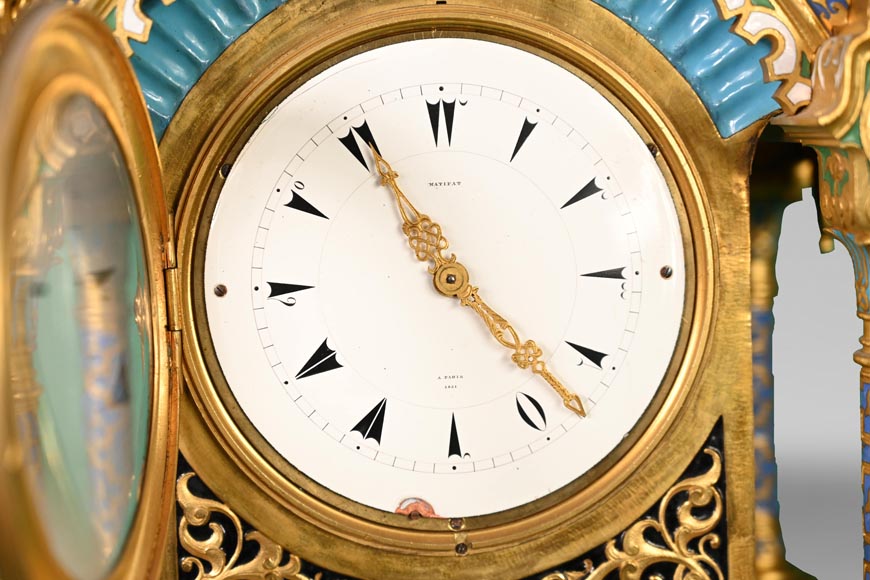 Charles Stanislas MATIFAT, Persian double-sided pendulum from the London Universal Exhibition of 1851 Charles Stanislas MATIFAT, Persian double-sided pendulum from the London Universal Exhibition of 1851-4