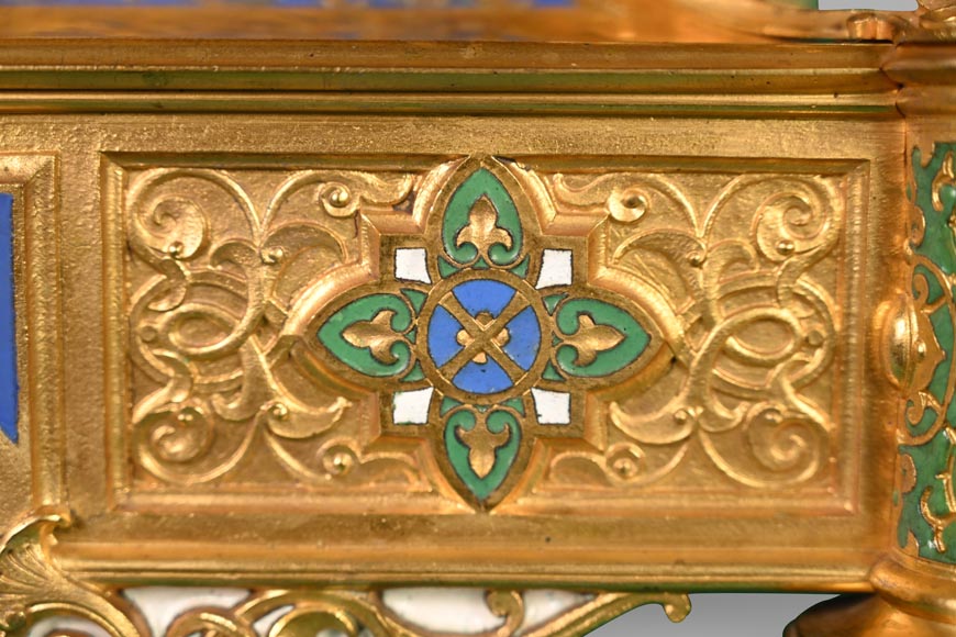 Charles Stanislas MATIFAT, Persian double-sided pendulum from the London Universal Exhibition of 1851 Charles Stanislas MATIFAT, Persian double-sided pendulum from the London Universal Exhibition of 1851-13