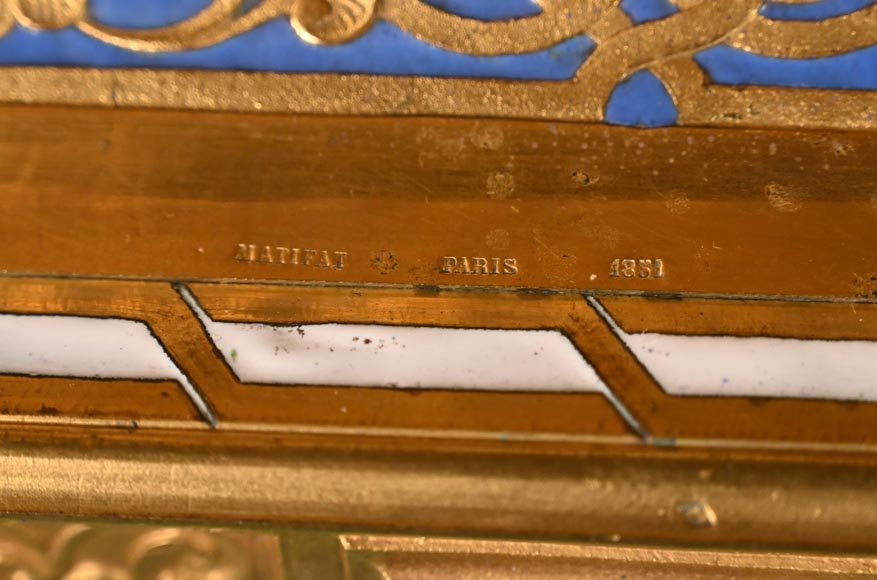 Charles Stanislas MATIFAT, Persian double-sided pendulum from the London Universal Exhibition of 1851 Charles Stanislas MATIFAT, Persian double-sided pendulum from the London Universal Exhibition of 1851-15