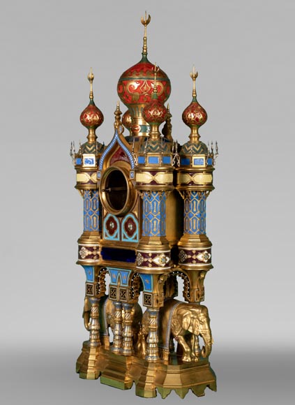 Charles Stanislas MATIFAT, the elephant clock an oriental model presented at the Crystal Palace in 1851 Charles Stanislas MATIFAT, the elephant clock an oriental model presented at the Crystal Palace in 1851-3