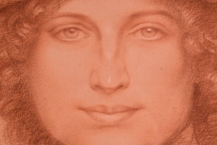 Armand POINT, Preparatory drawing for the painting Young Woman with the Green Toque, 1905 Armand POINT, Preparatory drawing for the painting Young Woman with the Green Toque, 1905-2