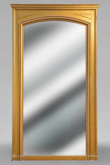 Louis XVI style moulded and gilded trumeau Louis XVI style moulded and gilded trumeau-0