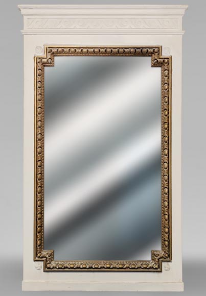 Louis XVI style trumeau adorned with a frieze of ovals Louis XVI style trumeau adorned with a frieze of ovals-0