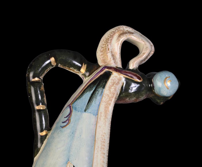 Émile GALLÉ, Plant holder with dragonflies, circa 1880 Émile GALLÉ, Plant holder with dragonflies, circa 1880-2