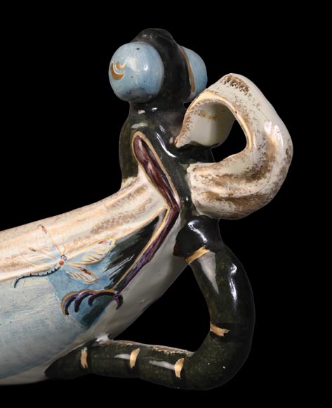 Émile GALLÉ, Plant holder with dragonflies, circa 1880 Émile GALLÉ, Plant holder with dragonflies, circa 1880-3