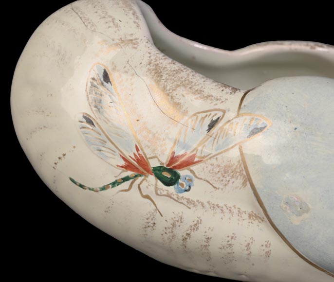 Émile GALLÉ, Plant holder with dragonflies, circa 1880 Émile GALLÉ, Plant holder with dragonflies, circa 1880-5