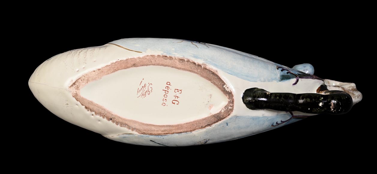 Émile GALLÉ, Plant holder with dragonflies, circa 1880 Émile GALLÉ, Plant holder with dragonflies, circa 1880-8