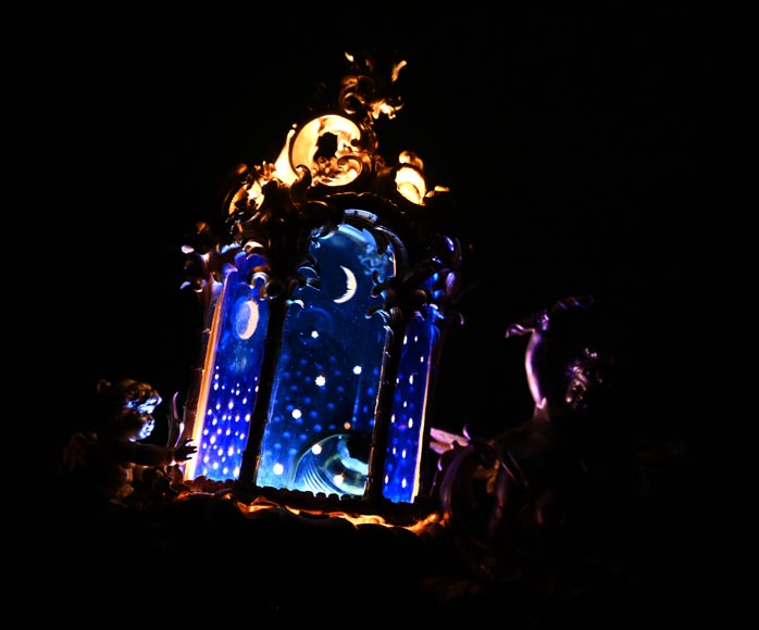 Art foundry of Johann HERZNER (attributed to), Lantern with rich rococo decoration, Second half of the 19th century Art foundry of Johann HERZNER (attributed to), Lantern with rich rococo decoration, Second half of the 19th century-5