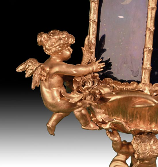 Art foundry of Johann HERZNER (attributed to), Lantern with rich rococo decoration, Second half of the 19th century Art foundry of Johann HERZNER (attributed to), Lantern with rich rococo decoration, Second half of the 19th century-7