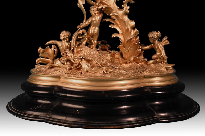 Art foundry of Johann HERZNER (attributed to), Lantern with rich rococo decoration, Second half of the 19th century Art foundry of Johann HERZNER (attributed to), Lantern with rich rococo decoration, Second half of the 19th century-14